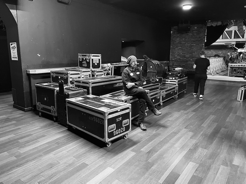 Bud in the backstage, Glasgow